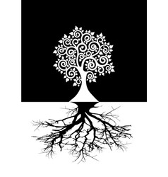 Sacred Tree Of Life And Roots Concept Bodhi