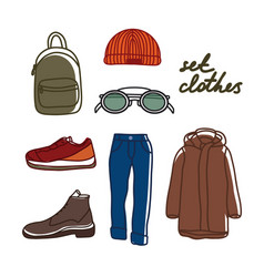 Set Of Men Clothing And Accessories