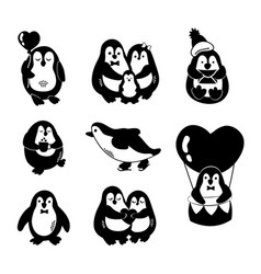 Set Of Penguins