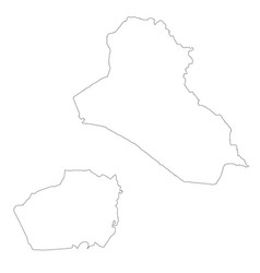 Map Iraq And Baghdad Country And Capital