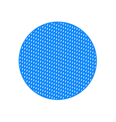 Blue Round Mat Icon