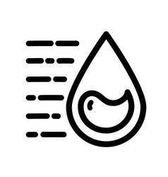 Plastic Water Drop Delivery Outline Icon