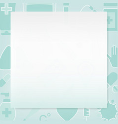 Clean Medical Background With Frame