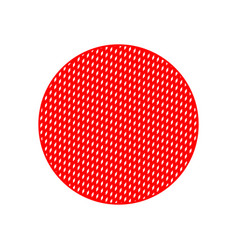 Red Round Mat Icon