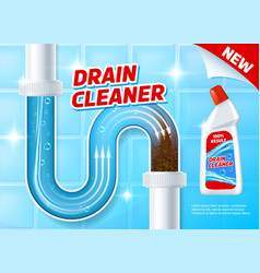 Pipe Drain Siphon Clog Cleaner Product Banner