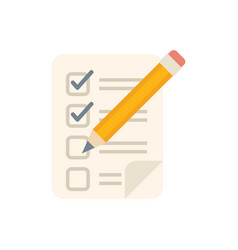 Solution To Do List Icon Flat People