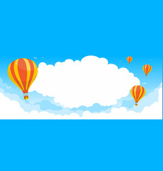 Air Balloons In Blue Sky