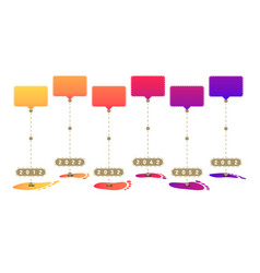 Sideview Footprint Way Roadmap Timeline Elements