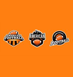 American Football Logo Sport