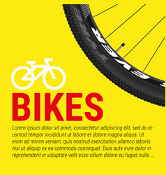 Bike Bicycle Poster Banner Template