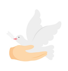 Hand With Peace Dove