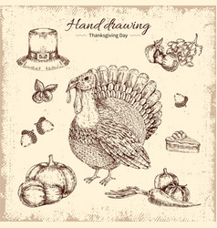 Thanksgiving Day Hand Drawn