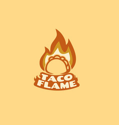 Flat Design Taqueria Logo Template