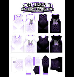 Squares Purple Jersey Apparel Sport Wear Design