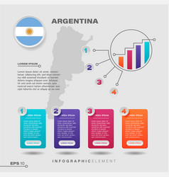 Argentina Chart Infographic Element