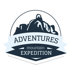 Mountain Expedition Label