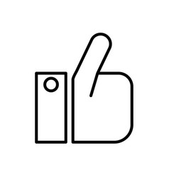 Simple Icon With Thumbs Up