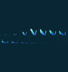 Water Splash Vfx Animation Sprite Sheet Stages