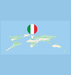 Location Of Italy On The World Map Marked