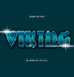 Viking Editable Text Effect Modern Style