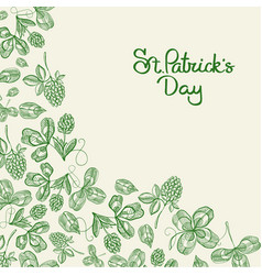 Happy St Patricks Day Natural Poster