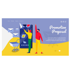 Promotion Proposal Landing Page Template