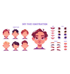 Boy Face Construction Child Avatar Creation