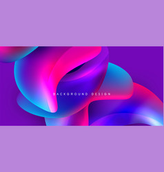 Fluid Color Liquid 3d Elements Abstract Background