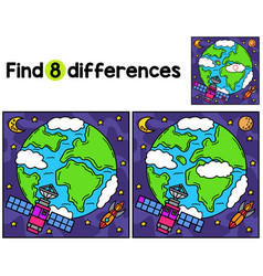 Space Satellite Find The Differences