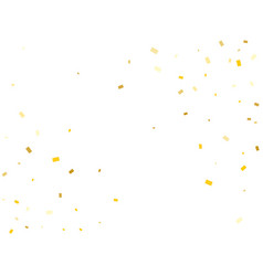 Light Golden Glitter Rectangles Confetti