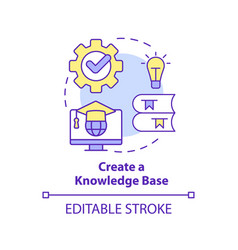 Create Knowledge Base Concept Icon