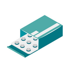 Isometric Medicine Pills Icon