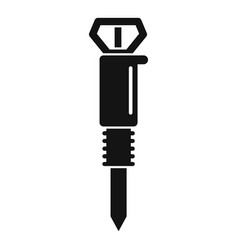 Jack Hammer Icon Simple Style