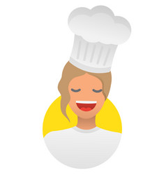 Woman Chef Icon Female In Cook Hat