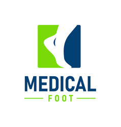 Foot Massage Logo Design Iconankle Symbol