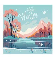 Hello Winter Poster