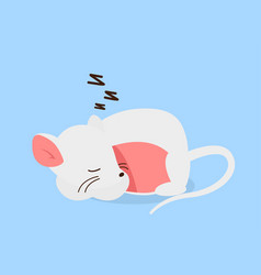 Mouse Sleeping Concept