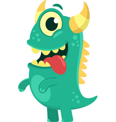 Crazy Monster Cartoon Character