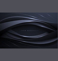 Abstract Dark Waved Lines Background