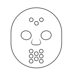 Horror Mask Pictogram