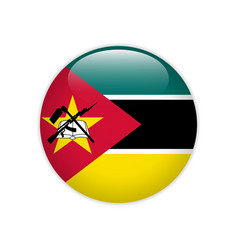 Mozambique Flag On Button