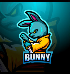 Ninja Bunny Mascot Esport L