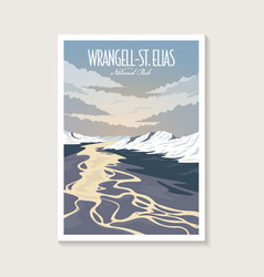 Wrangell Saint Elias National Park Poster Design