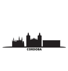 Argentina Cordoba City Skyline Isolated