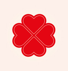 Four Hearts Together Logo