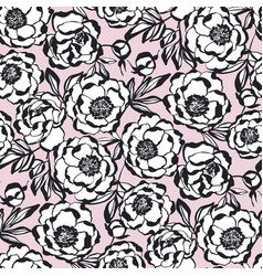 Tender Elegant Paris Style Peony Flower Pattern