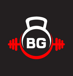 Letter Bg Fitness Gym Logo Concept Fitness Logo