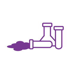 Tube Test Laboratory Isolated Icon