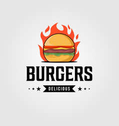 Burger Royalty Free Vector Image - Vectorstock