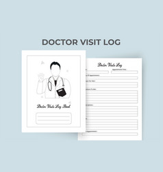 Health Care Log Book And Medical Tracker Doctor